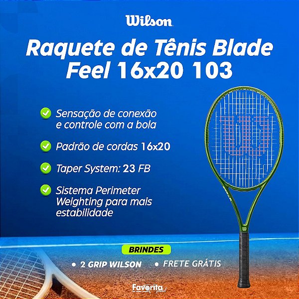 Raquete de Tênis Blade Feel 16x20 103