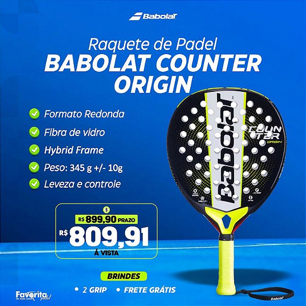 Raquete de Padel Babolat Counter Origin