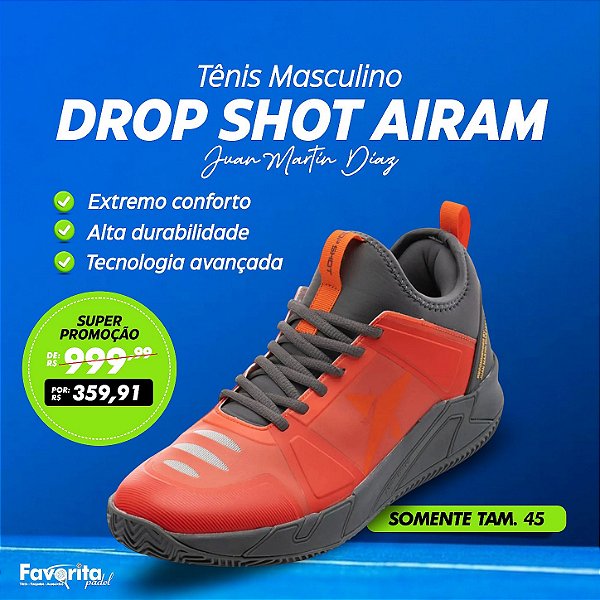 Tênis de Padel Drop Shot Airam JMD Masculino