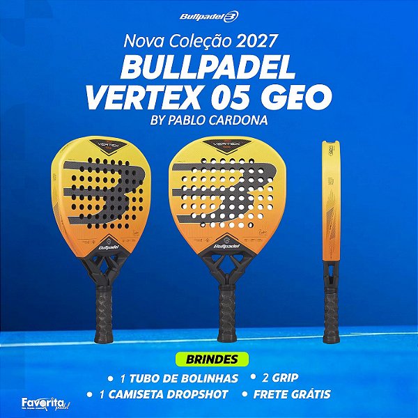 Raquete de Padel BULLPADEL VERTEX 05 GEO 2027 Pablo Cardona
