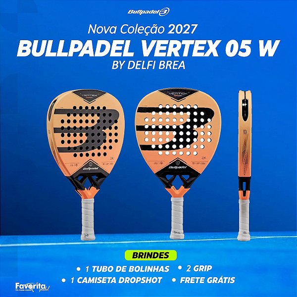 Raquete de Padel Bullpadel Vertex 05 W 2027 Delfi Brea