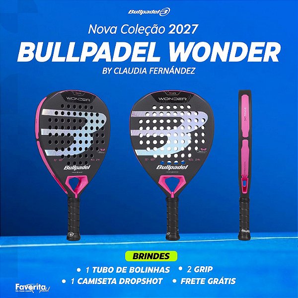 Raquete de Padel Bullpadel Wonder 2027 Claudia Fernández