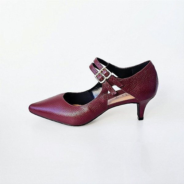 SCARPIN SALTO FINO MARSALA CONFORTAVEL