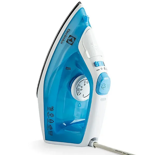 Ferro de Passar Roupa a Vapor e a Seco Electrolux Easyline com Base Antiaderente (SIE60) - 220v