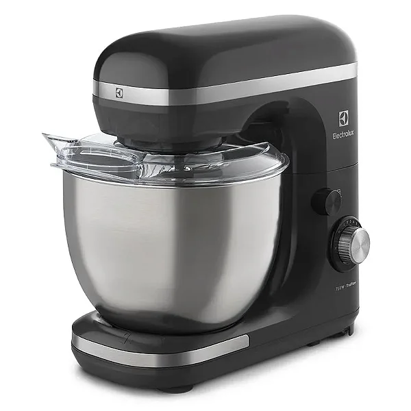 Batedeira Planetária Electrolux 750w Cinza Experience Com Tigela Inox 5l 3 batedores (EKM40) - 220v