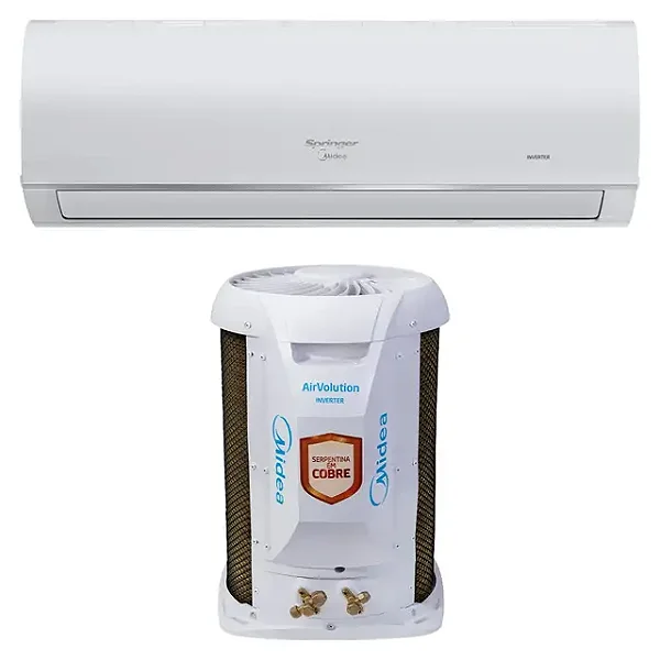 Ar Condicionado Inverter 9.000 BTUs AirVolution Connect Springer Midea Frio - 220V