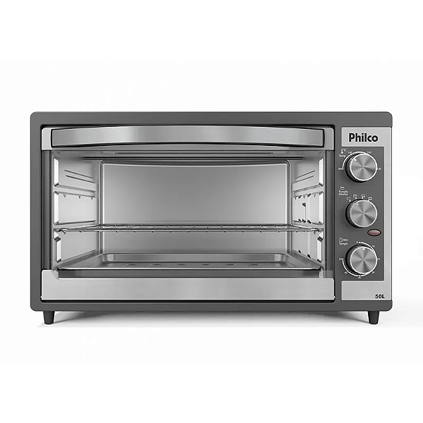 Forno Elétrico Philco 50L Dupla Resistência PFE52P PRETO 220v