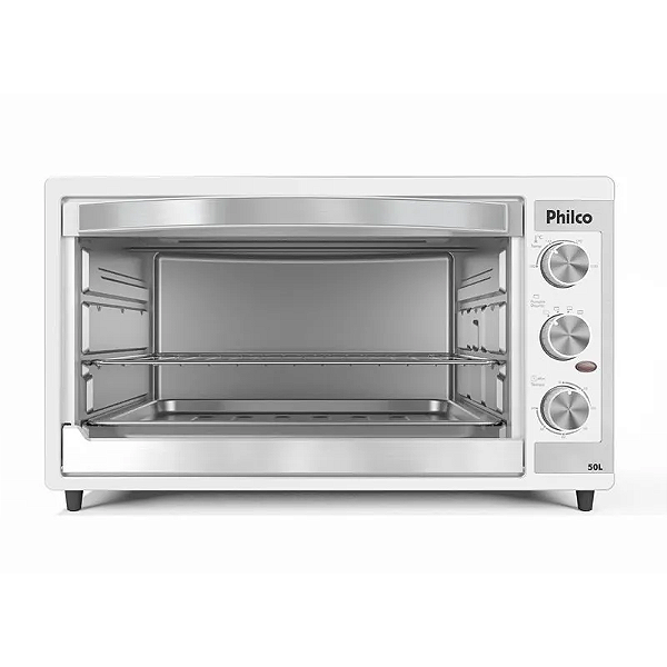 Forno Elétrico Philco 50L Dupla Resistência PFE52B BRANCO - 220v