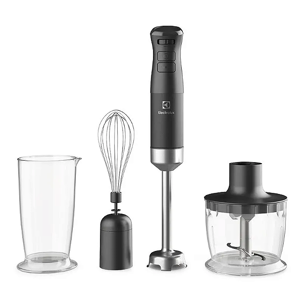 Mixer 3 em 1 Electrolux Preto 700W Expert com Haste em Inox e Tecnologia TruFlow Power System (IBP70) - 220v