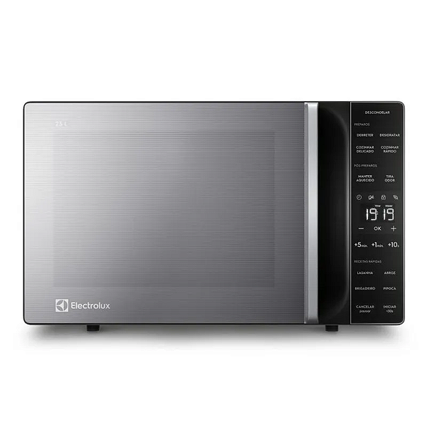 Micro-ondas Electrolux 23L cor Inox Efficient com Descongelamento Assistido (ME23S) 220v