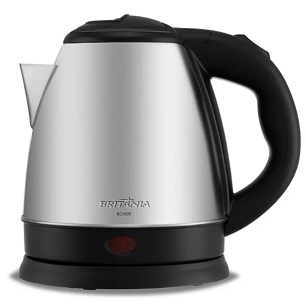 Chaleira Elétrica Britânia BCH09I 1,2L Desligamento Automático Inox - 220v