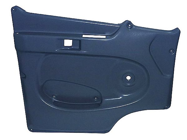Revestimento de Porta Esquerdo com Bolsa Cinza para Mercedes 1618/2318 Modelo Moderno - 6887200670