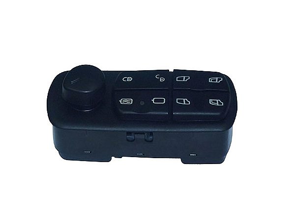 Botão Interruptor Acionamento Vidro com Trava para Mercedes AXOR/ATEGO - 0025455913