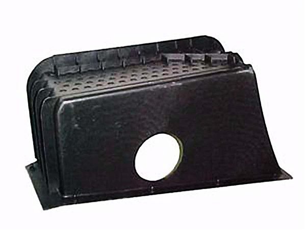 Forro Preto para Estribo Direito com Furo Mercedes 1618 BICUDO - 6886867128