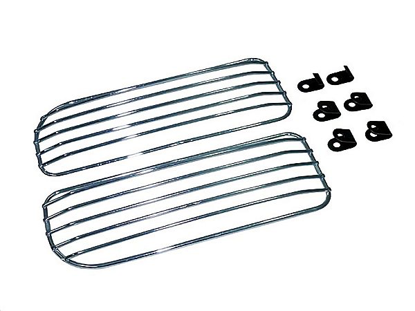 Kit Protetor Cromado para Farol Auxiliar Mercedes AXOR - 9408200156