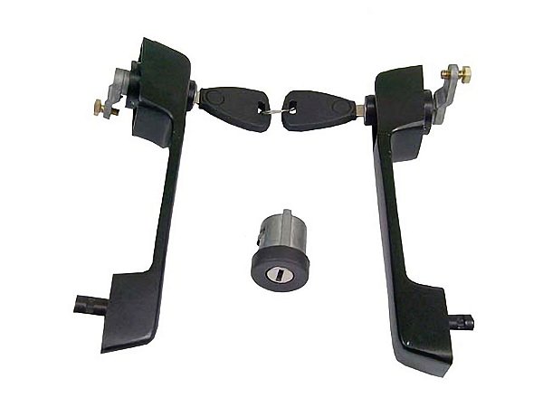 Kit Macaneta Esquerda e Direita com Cilindro de Ignição para Caminhões Mercedes CABINE 331-1518/2217/2219/1814/1318/1113 - 3318937003