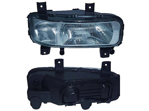 Farol Direito Nino com Lâmpada H4 e Auxiliar de Neblina para Mercedes Atego 1418/1315 2006 a 2009 - 9738201061