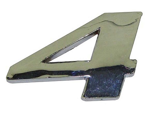 Emblema Cromado Número 4 para Mercedes AXOR/ATEGO - 9438171514