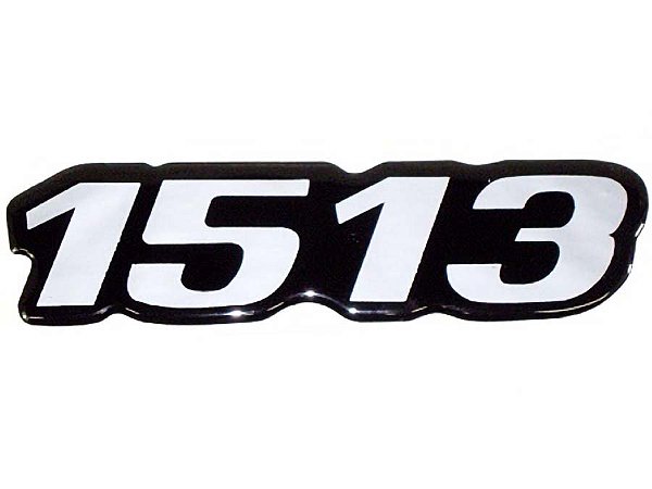 Emblema Preto Original para Mercedes 1513 - 3458178914