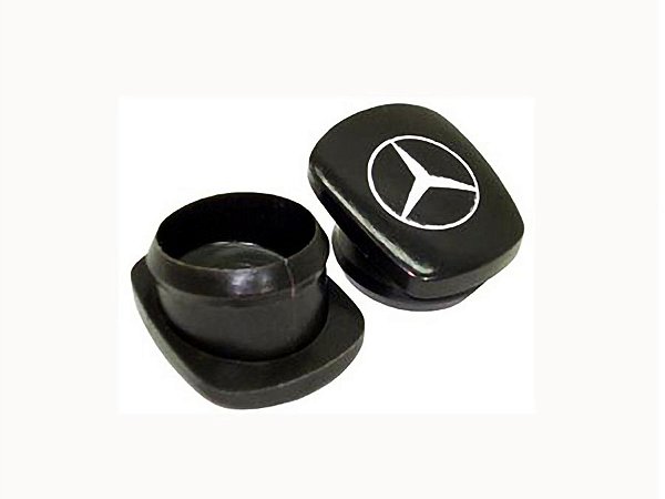 Kit Tampa e Manopla de Câmbio Marrom com Estrela Mercedes HPN-SLK/LS1935/LS1632/LS1938 - 3862687257