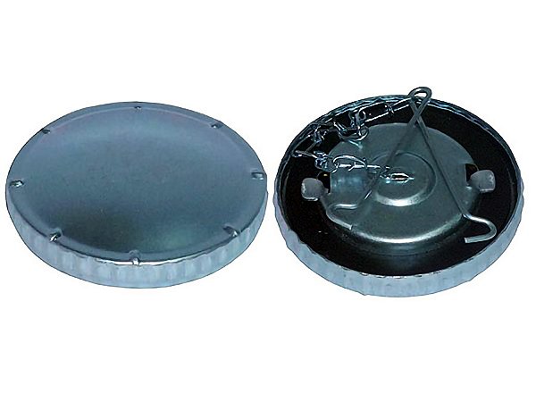 Tampa para Tanque de Diesel com Corrente sem Chave - Mercedes OM366/1616/18/30/1214/CARGO814/15/Bocal - 3864707205