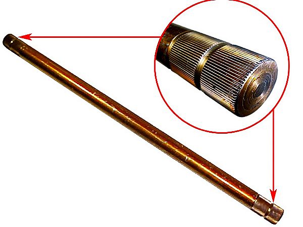 Barra da Coluna de Direção 520MM para Mercedes 1113 e 2213 - 3454620201