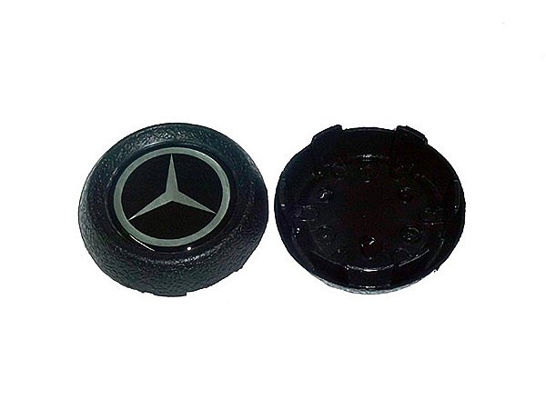 Tampa do Volante de Direção Preta com Emblema Mercedes para L 1313/1513/2013 - 3454647131