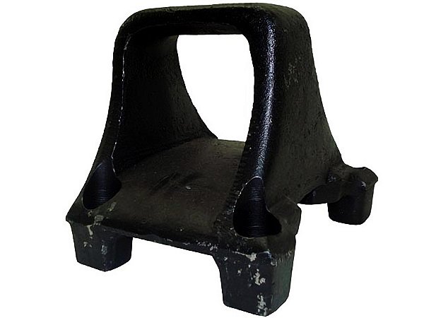 Suporte de Mola Dianteiro Traseiro Esquerdo com Furo Passante para Mercedes L2635/2638 Lado Esquerdo - 6253250219