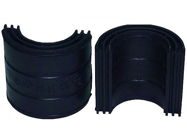 Kit Mancal com Borracha para Barra Estabilizadora Dianteira Original Mercedes OF 1318, 1620, 1720 e 1218 Modelo Simples