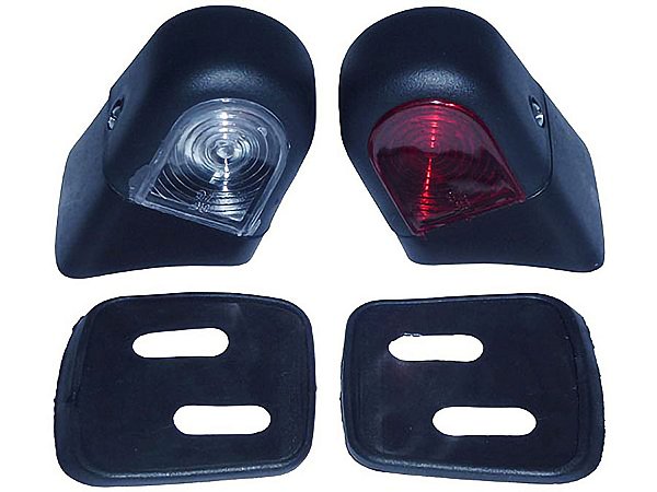 Kit Lanterna Delimitadora Vermelha Cabine Esquerda e Direita Mercedes LN-912/L1723/MB1618/914C/1630/1935/ATRON - 6888207156