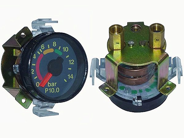 Manômetro Duplo com Rosca Interna 10,0 Bar para Mercedes 1620/1718/1720/2423/LS1938/L1620/L1218R - 0015426908