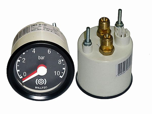Manômetro Mecânico Duplo para Pressão de Ar 0-10 Mercedes MBB - 0005420328