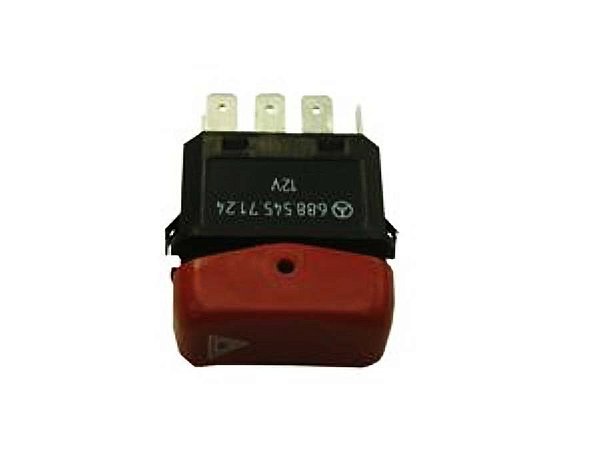Interruptor de Luz de Advertência Vermelha 12V para Mercedes - 6885457124