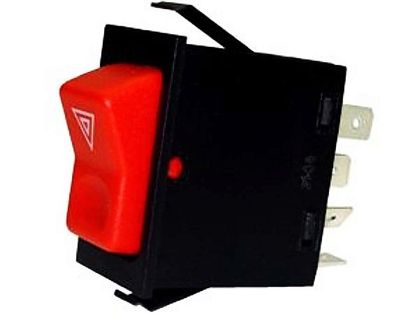 Interruptor de Luz de Advertência 12V para Alerta Mercedes L1620/1621 - 6955459014