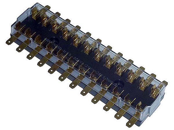 Caixa de Fusíveis com 12 Fusíveis para Mercedes AGL/HPN 1420/1113/1313/1513/2013/1519/19 - 3455457201