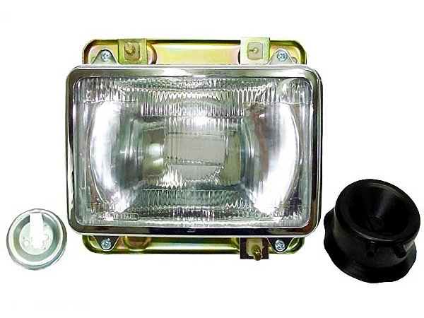 Farol Alto com Aro Lado Direito ou Esquerdo Mercedes Todos Cara Preta - 3318209261