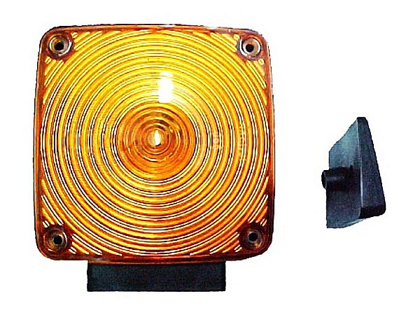 Lanterna Seta Cara Preta com Base Curva Amarela para Mercedes L 1524 - 3318227020