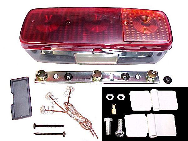 Lanterna Traseira com Vigia Lado Esquerdo Mercedes 1313/1513/1519/2013/2019 - 3455447003