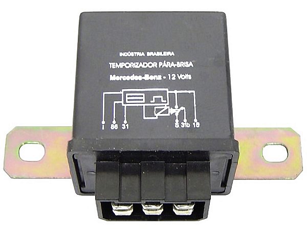 Relé Temporizador para Parabrisa com Esguicho 12V - Mercedes Caminhões e Micros - 6885457224
