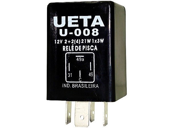 Relé Intermitente para Luz de Alerta 12V - Mercedes L1618/1620/21/LN710/1218/1418 - 6885447532