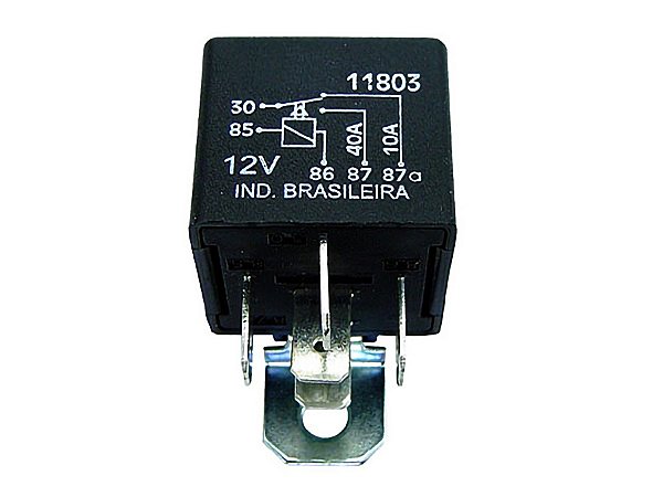 Relé Auxiliar 12V 5 Terminais para Antena, Ar Condicionado e Buzina Mercedes LN 709/L 1516/O364/O370/O371 - 3445427119