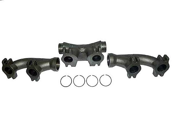 Coletor de Escape 3 Partes para Mercedes 2428/2423/1728 - 9061421201