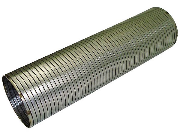 Tubo Flexível de Escape Inox 102x300mm para Mercedes 1938-Cara Chata com Abraçadeira 3329 - 3824907065