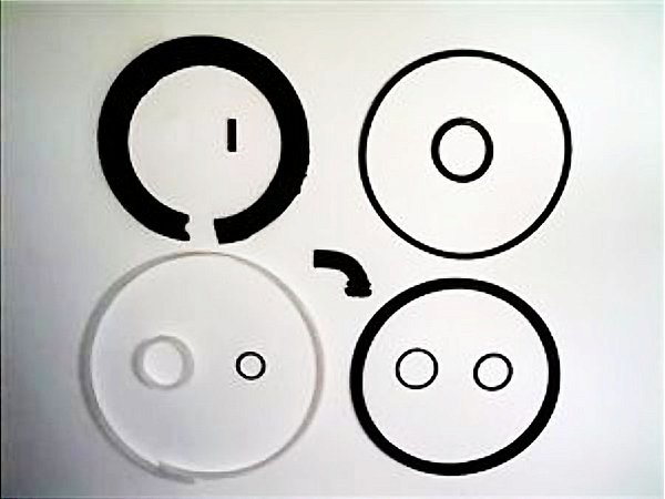 Kit Reparo Acumulador Mola Cilindro Tristop 12/16 para Mercedes L1113/LPO1113/O370 - 0004305160