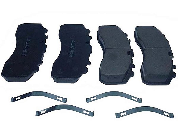 Jogo de Pastilhas de Freio Dianteiro e Traseiro para Mercedes L/LS/1938/L/LK 2638/AXOR/ACTROS - 6934200120