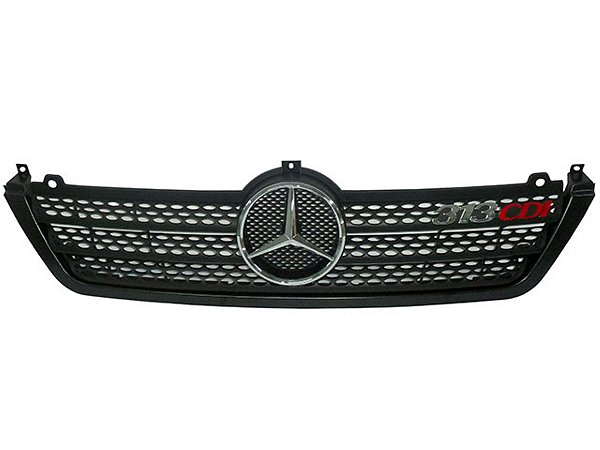 Grade Frontal com Estrela e Moldura para Mercedes Sprinter CDI 2003 a 2011 - 9018800385