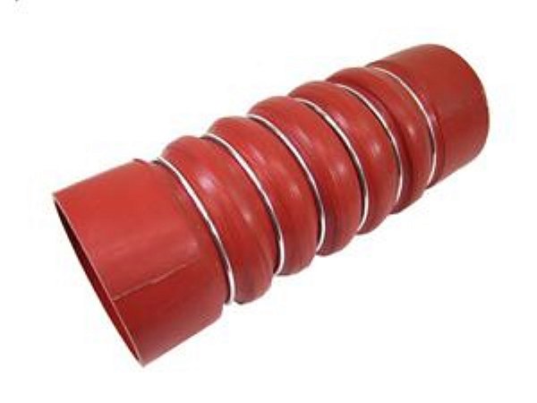 Mangueira de Radiador 80/85X245 com 6 Anéis de Aço Sili para Mercedes OF1115/OF1218/OF1721/OF1722/OF1723/OF141 - 3845011382