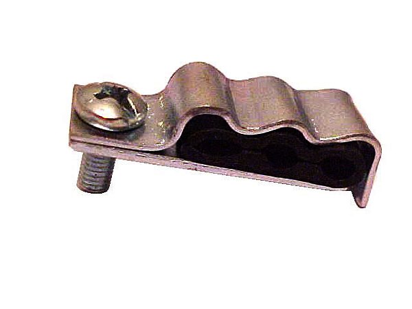 Kit Completo de Abraçadeira Tripla com Borracha para Mercedes OM 321/OM 352 Todos - 3450700066