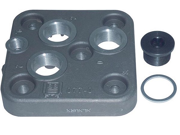 Tampa do Cabeçote do Compressor de Ar Eletrônico para Mercedes 712C/914C/1215C/OF1417/LO914/OF1620/OF17 - 0001312221