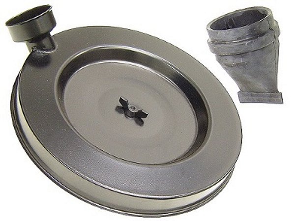 Tampa do Filtro de Ar em Chapa com Borracha Mann 34 para Mercedes LS1935/LS1941/LS2635 a partir do Chassi N 8979 - 0010946906